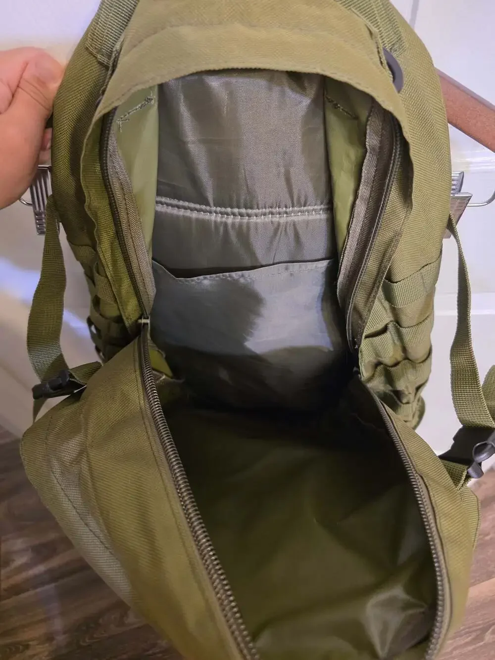 Tactical Assault Molle Backpack Olive Green Outdoor Military Hiking Bag